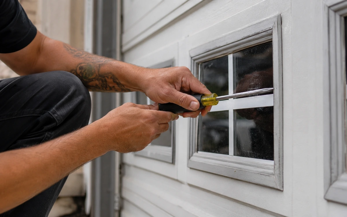 Garage window repair contractor